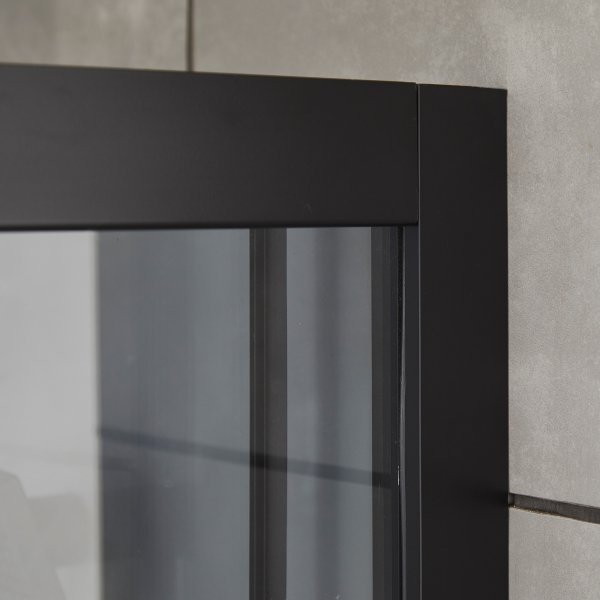 Lyxigt rundad duschkabin med massage, belysning, bluetooth - Gr�