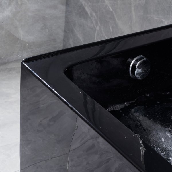 Bubbelbadkar 170x75cm | 100% akryl | BK-002(1700) | Svart Bubbelbadkar 170x75cm | 100% akryl | BK-002(1700) | Svart