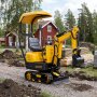 1 Minigrävare EX29575 – 562 kg Driftkraft | 306 cc bensinmotor | 0,011 m³ skopa