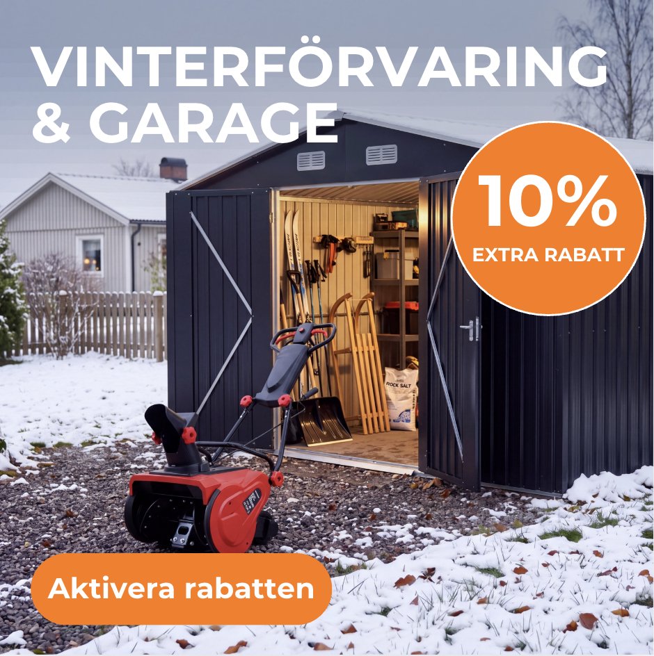 Garage & förvaring vinter 10% extra Garage & förvaring vinter 10% extra