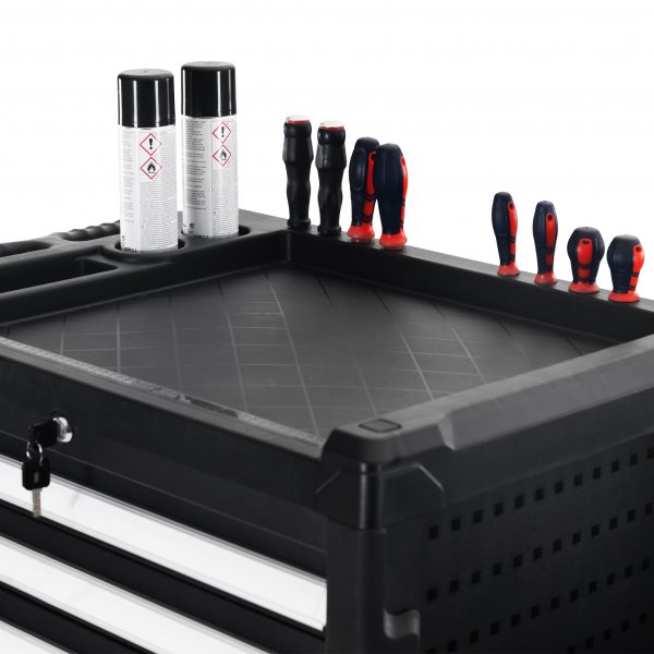 Verktygsvagn med sju ldor