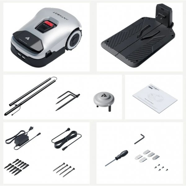 Robotgräsklippare utan slinga 2000m² | RTK + 3D Vision med 4 AI-kameror | ANTHBOT Genie 1000 Robotgräsklippare utan slinga 2000m² | RTK + 3D Vision med 4 AI-kameror | ANTHBOT Genie 1000