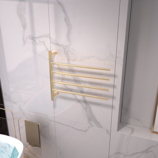 Stor elektrisk handdukstork 63x55x12,5cm | 9007 | Guld Stor elektrisk handdukstork 63x55x12,5cm | 9007 | Guld