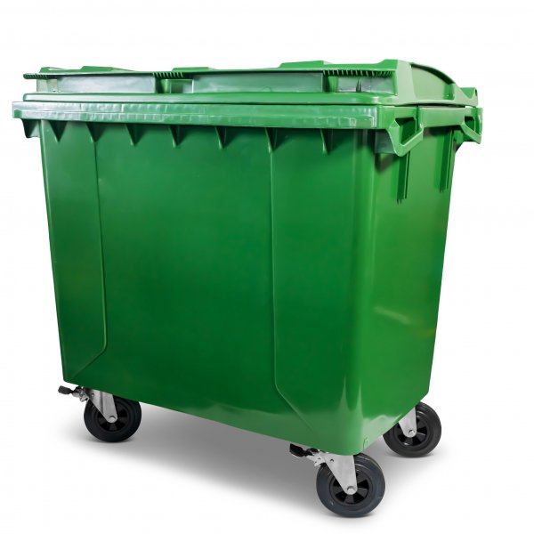 Soptunna/Sopk�rl 660 liter med lock