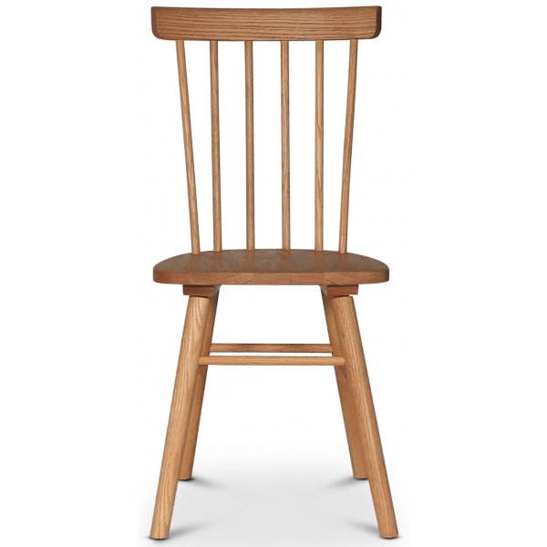 Klassiska pinnstolar i massiv oljad ek, 2-pack | Orust