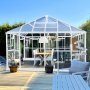 Premiumvxthus 19m | 5 rs stormgaranti | 4mm skerhetsglas | Gazebo