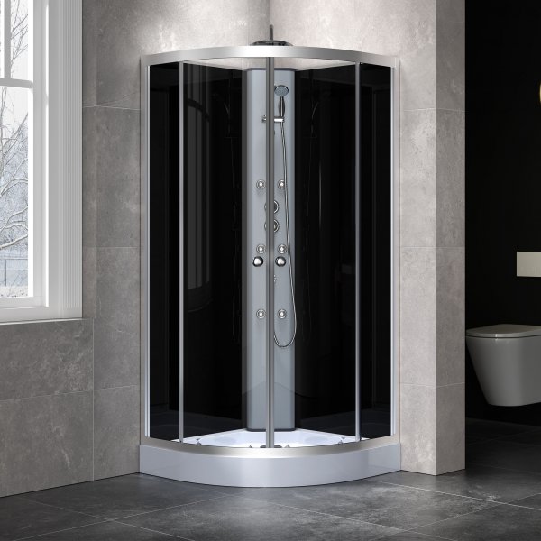 Komplett stilren duschkabin | Regndusch | Aluminium Komplett stilren duschkabin | Regndusch | Aluminium