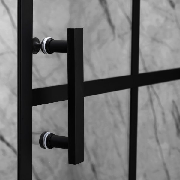 Duschdrr i industridesign | Nanobehandlad | 6mm skerhetsglas